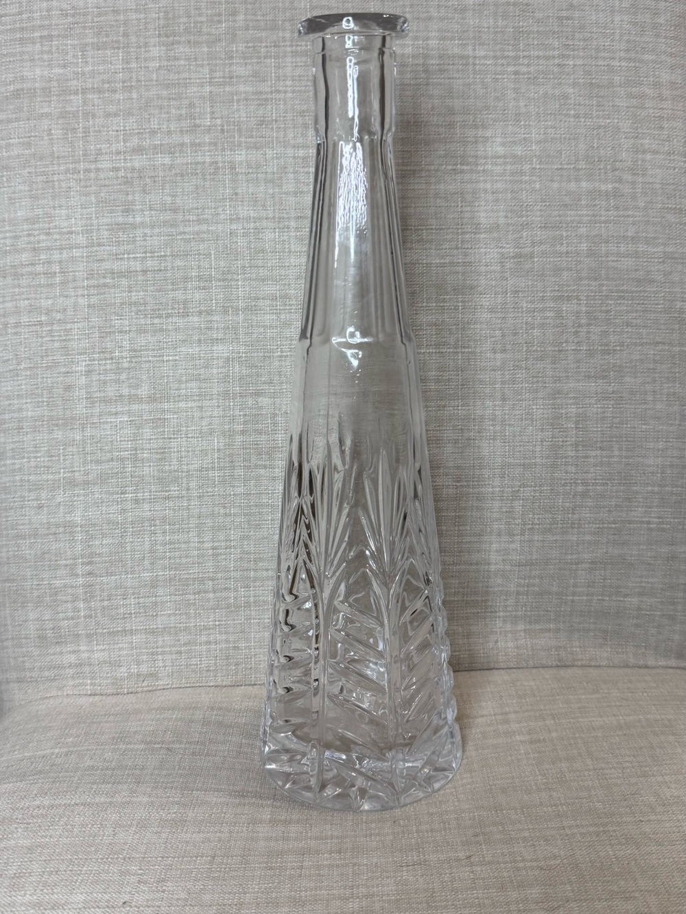 Vintage crystal decanter